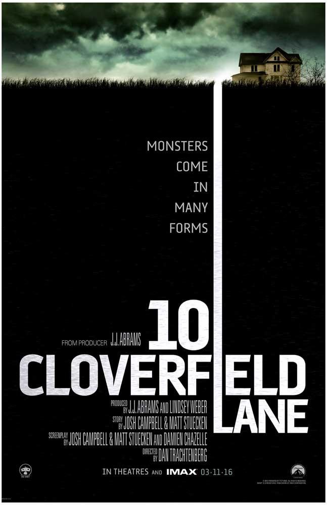John Goodman 10 CLOVERFIELD LANE Mary Elizabeth Winstead movie poster 11x17