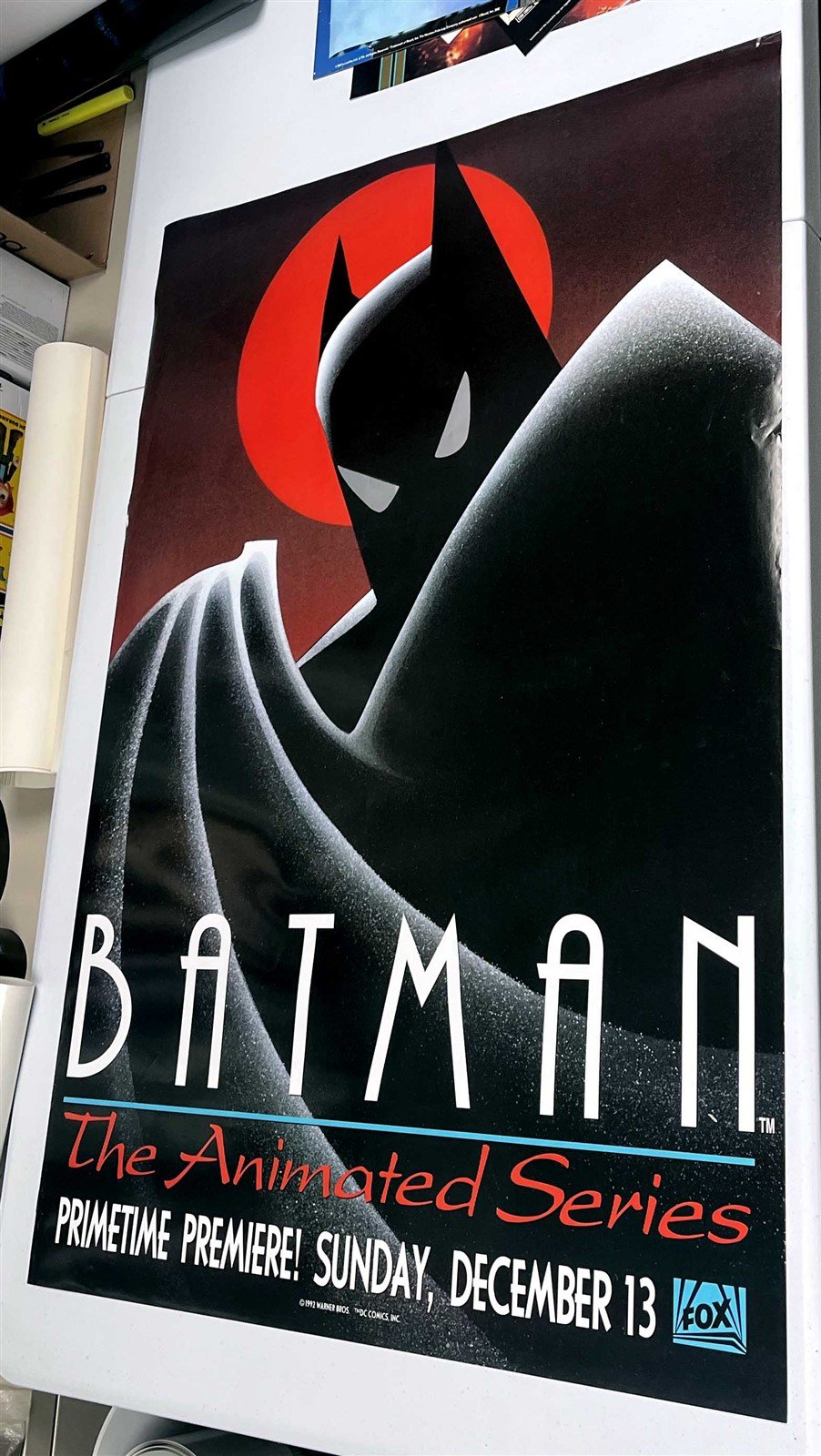 Kevin Conroy BATMAN ANIMATED SERIES Mark Hamill original 1992 movie poster 27x40