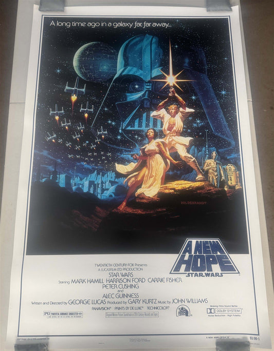 Hildebrandt Bros STAR WARS A NEW HOPE 15th Anniversary 27x41 movie poster