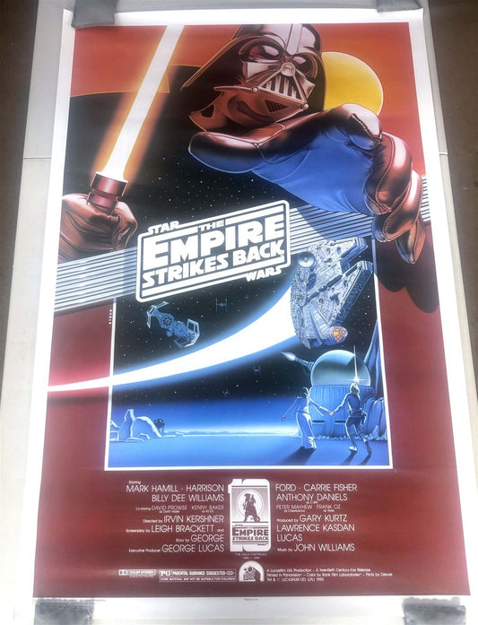 Star Wars EMPIRE STRIKES BACK 10TH ANNIVERSARY Noble original 27x41 movie poster