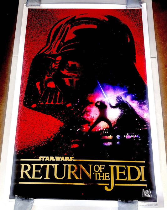 RETURN OF THE JEDI 10TH ANNIVERSARY Drew Struzan original 27x41 movie poster