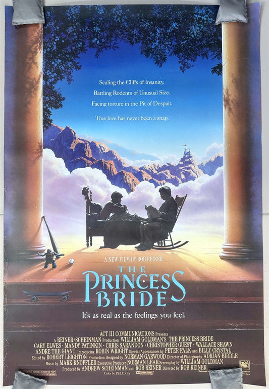 PRINCESS BRIDE 1987 original ROLLED 1-Sheet theater movie poster 27x40