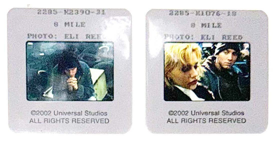 Eminem 8 MILE Brittany Murphy Kim Basinger original 35mm studio press slides 2002