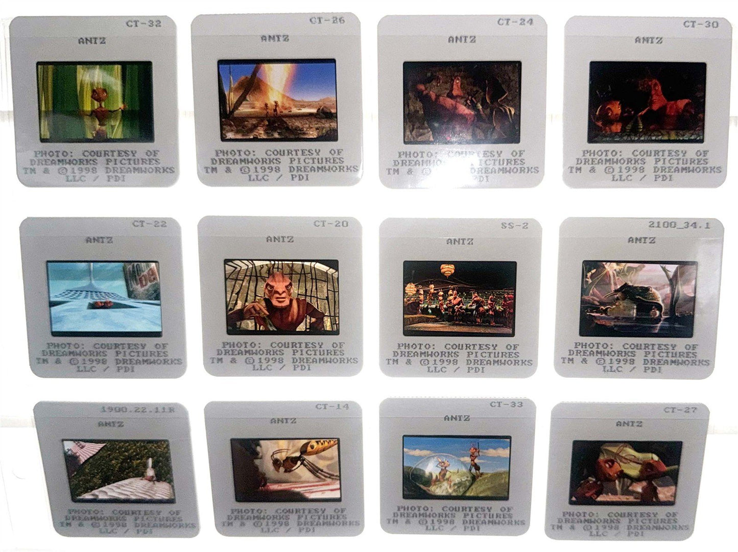 Gene Hackman ANTZ Sharon Stone original 35mm studio press slides 1998