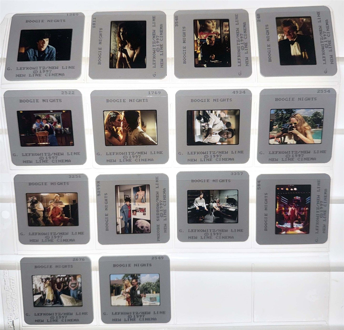 Mark Wahlberg BOOGIE NIGHTS Julianne Moore original 35mm studio press slides