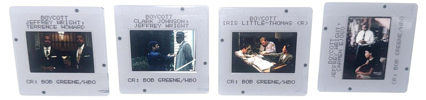 Jeffrey Wright BOYCOTT Terence Howard original 35mm studio press slides
