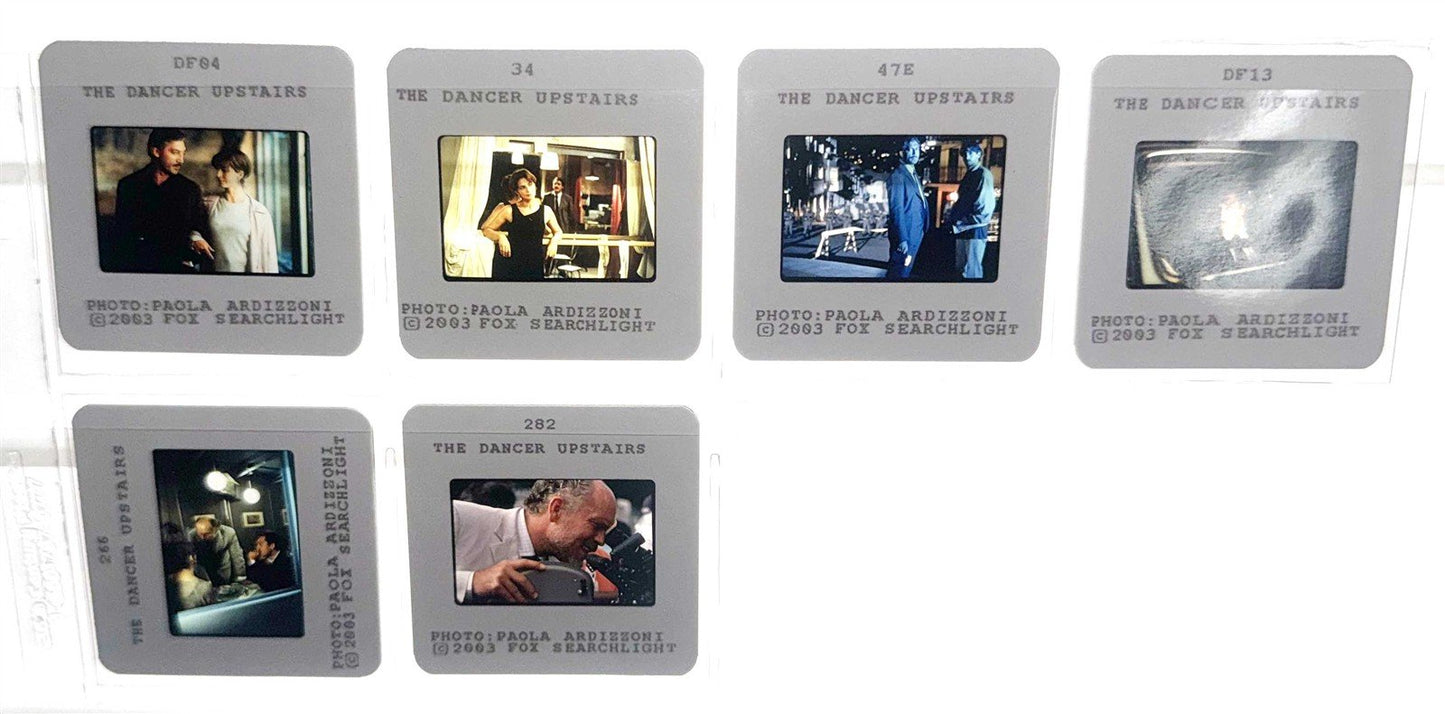 Javier Bardem DANCER UPSTAIRS Laura Morante original 35mm studio press slides