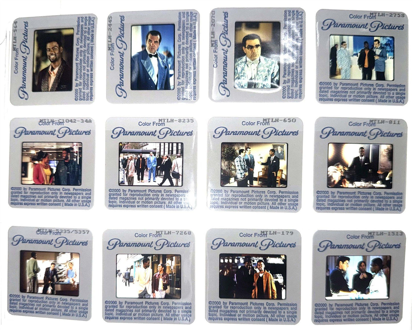 Chris Rock DOWN TO EARTH Regina King Eugene Levy original 35mm press slides