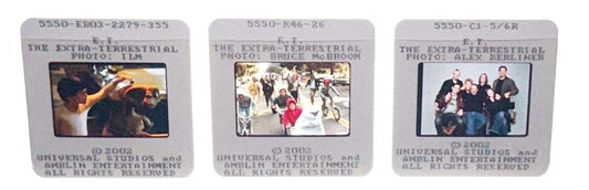 E.T. THE EXTRA-TERRESTRIAL 20th Anniversary original 35mm press slides Spielberg