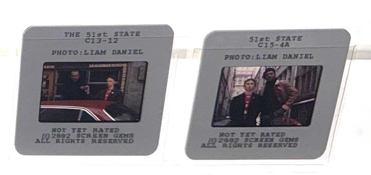 Samuel L Jackson FORMULA 51 Robert Carlyle original 35mm studio press slides