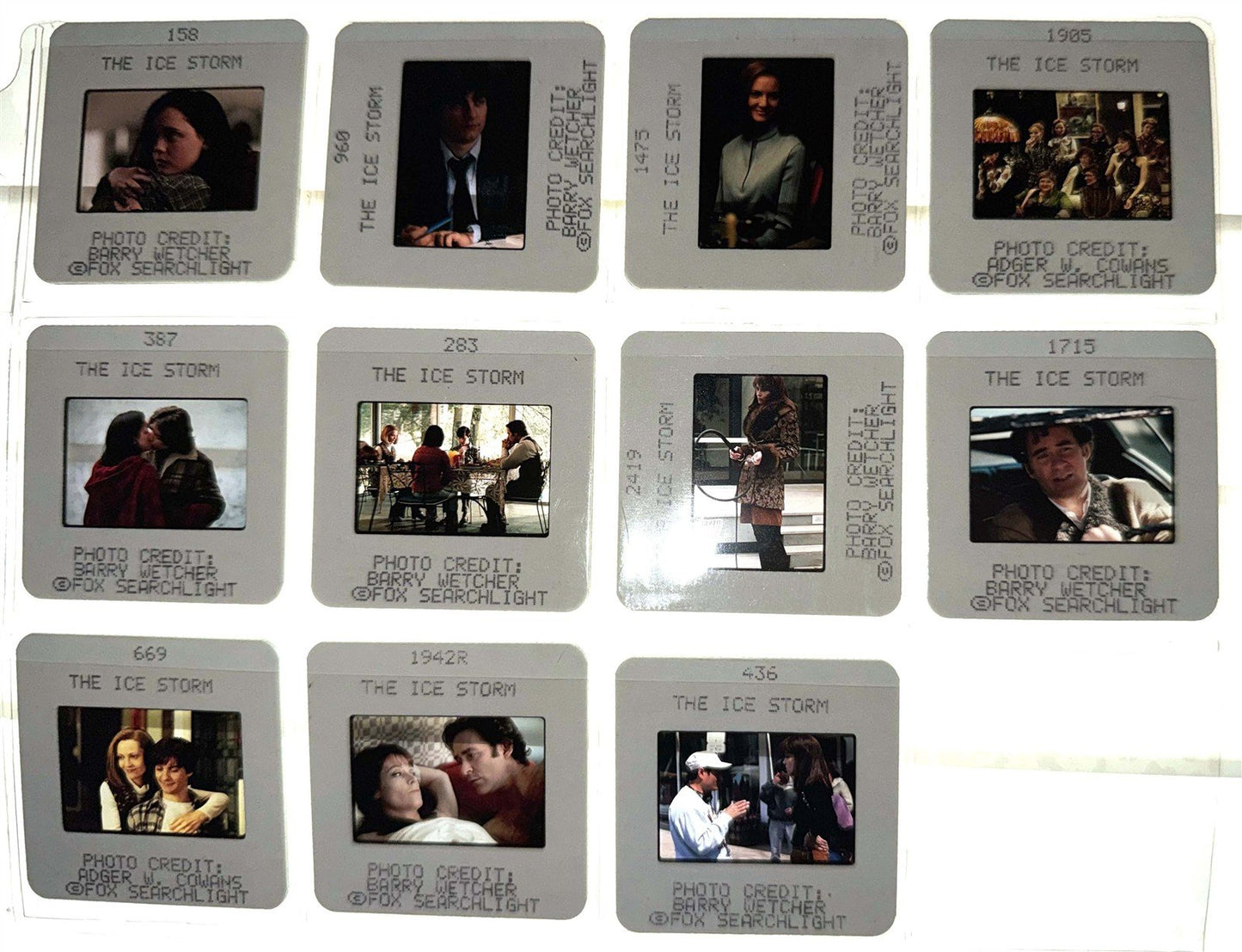 Sigourney Weaver ICE STORM Kevin Kline original 35mm studio press slides