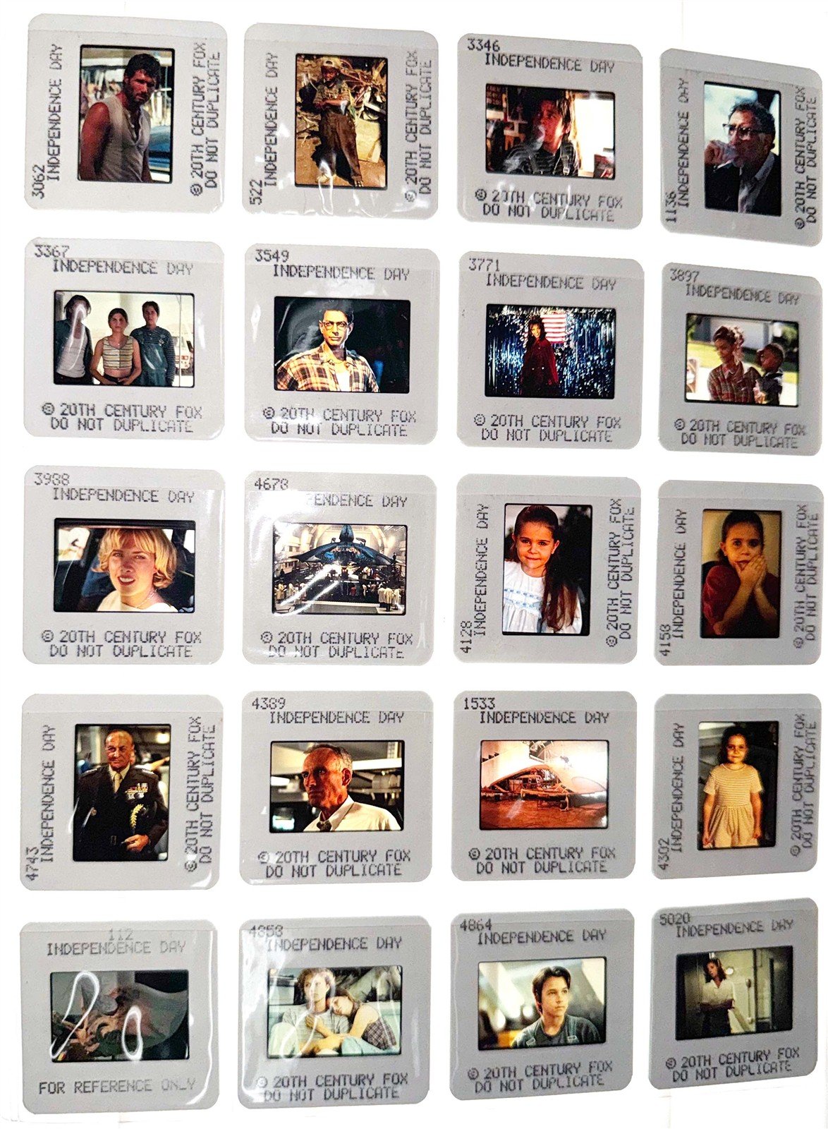 Jeff Goldblum INDEPENDENCE DAY original 35mm studio press slides