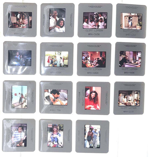 Kirstie Alley MADHOUSE John Larroquette original 35mm studio color slides