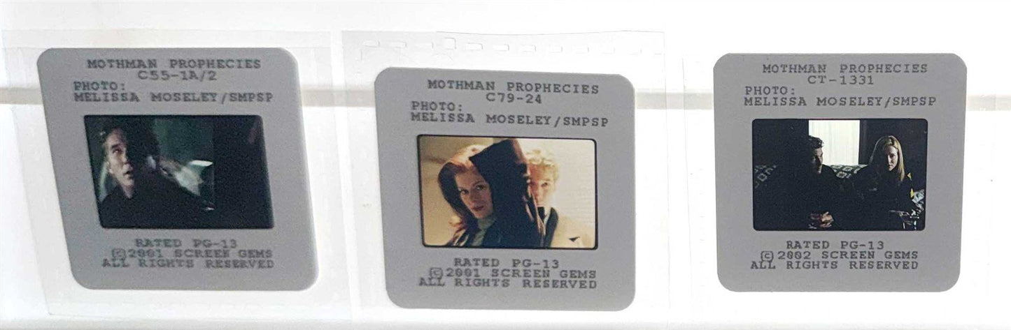 Richard Gere MOTHMAN PROPHECIES Laura Linney original 35mm studio press slides