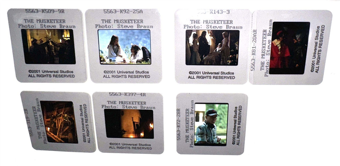 Catherine Deneuve THE MUSKETEER Stephen Rea original 35mm studio press slides