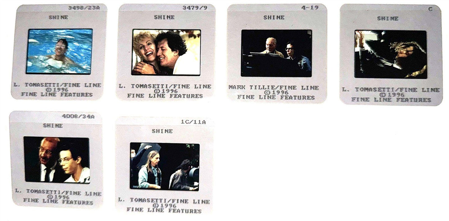 Geoffrey Rush SHINE Armin Mueller-Stahl original 35mm studio press slides