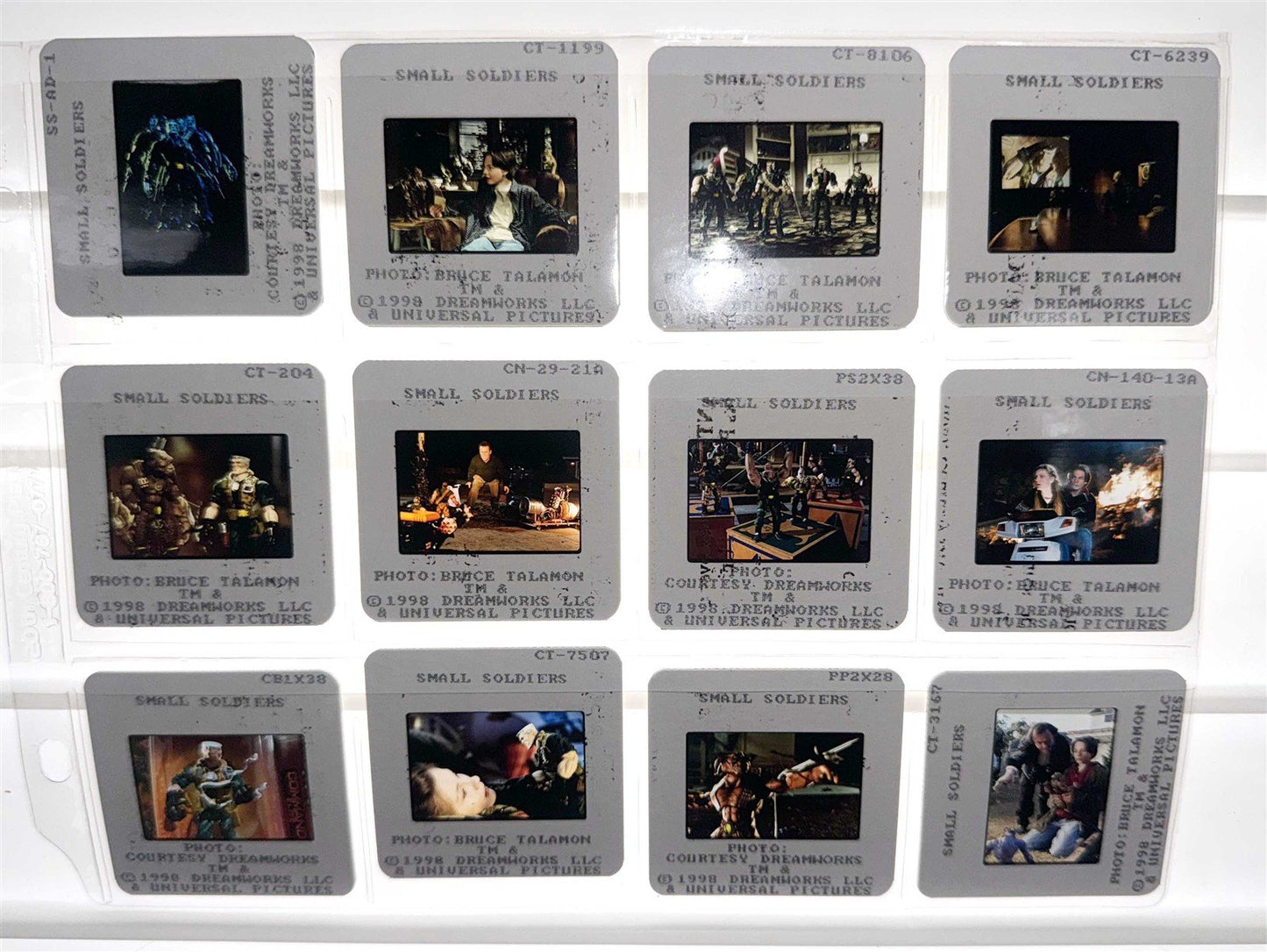 Kirsten Dunst SMALL SOLDIERS Robert Picardo original 35mm press slides