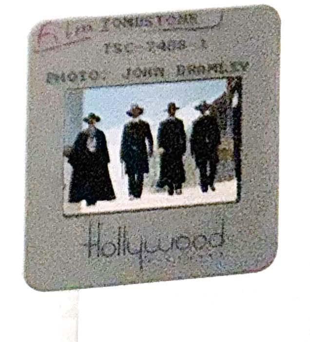 Kurt Russell TOMBSTONE Val Kilmer Paxton Elliott original 35mm press slide