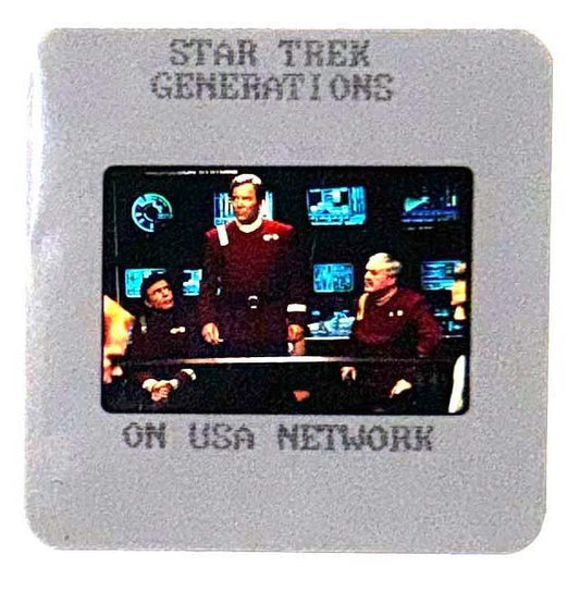 William Shatner STAR TREK GENERATIONS James Doohan original 35mm color slide