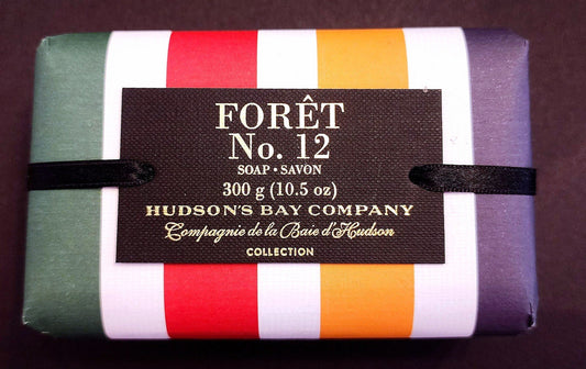 HBC Stripes FORÊT No. 12 Luxury Soap NEW in Paper Wrapper
