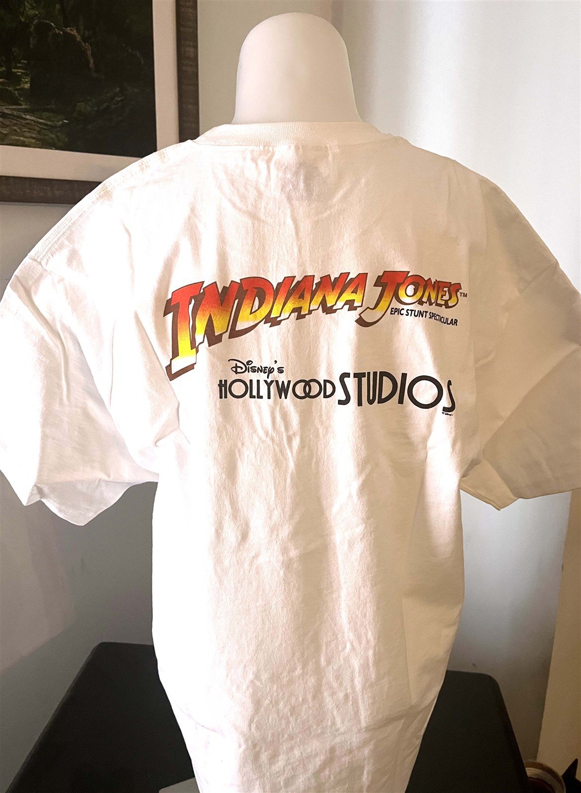 1990's Disney INDIANA JONES Epic Stunt Spectacular cast & crew tee shirt