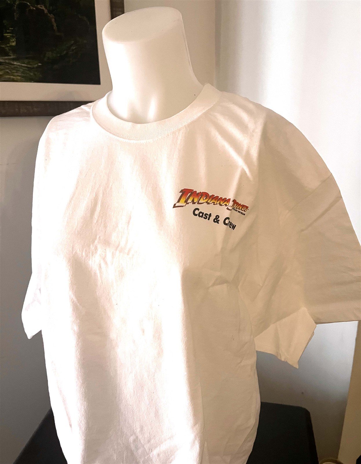 1990's Disney INDIANA JONES Epic Stunt Spectacular cast & crew tee shirt