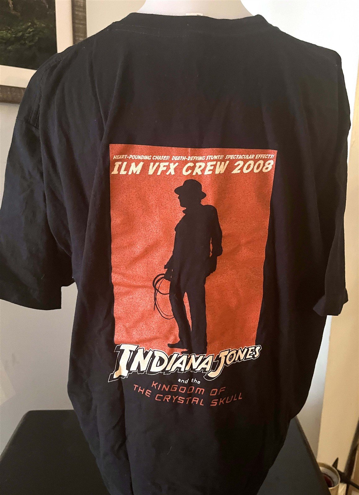 2008 Lucasfilm INDIANA JONES KINGDOM CRYSTAL SKULL crew shirt ILM VFX