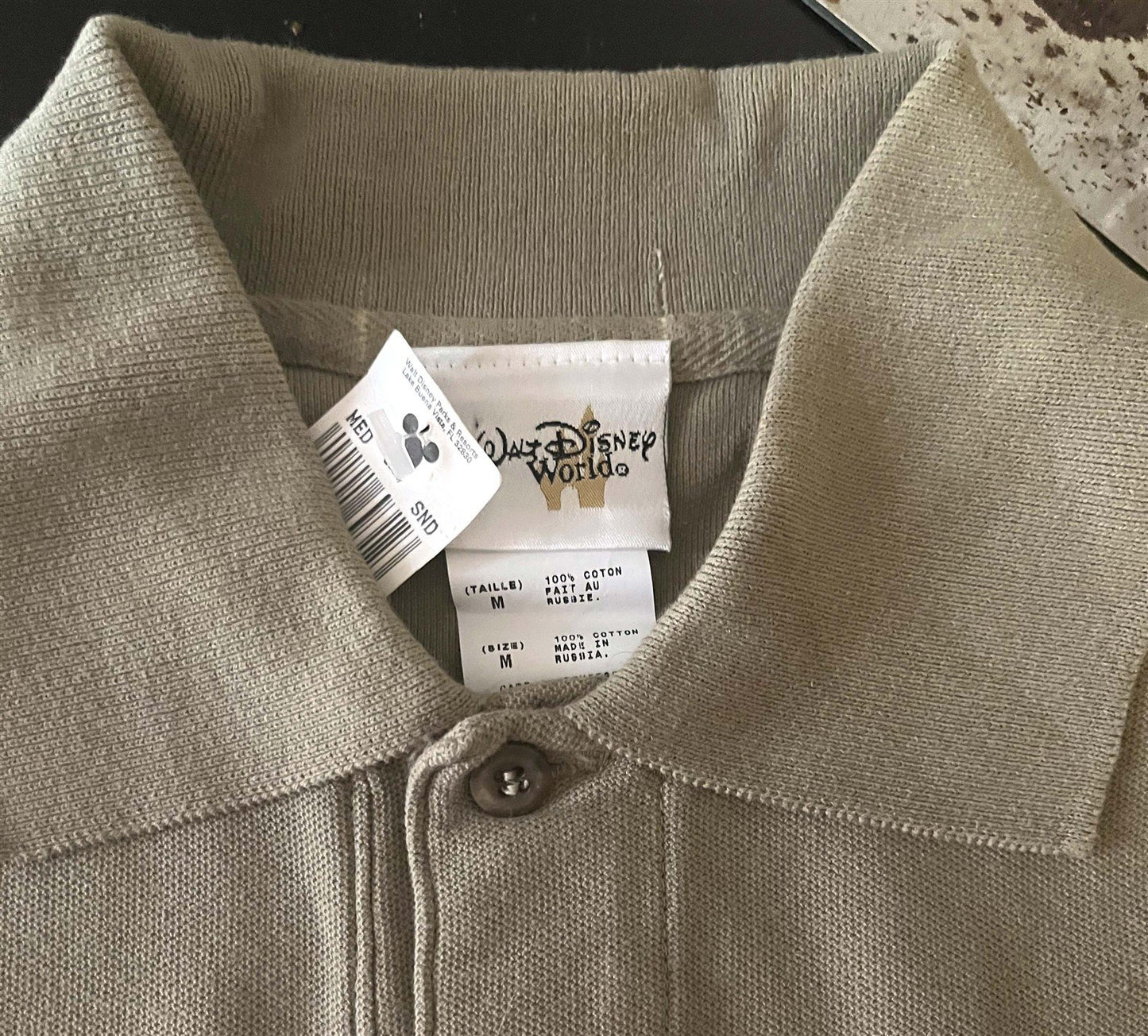 1990's Disney World EPIC STUNT SPECTACULAR INDIANA JONES embroidered shirt NEW