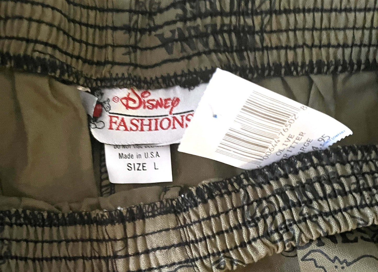 1990's Disney World INDIANA JONES iconography USA boxer shorts NEW with TAGS