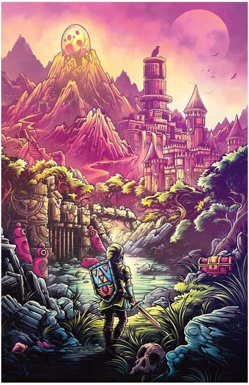 THE LEGEND OF ZELDA LINK'S AWAKENING Video Game poster 11x17