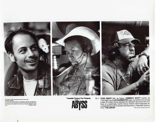 Todd Graff THE ABYSS Kimberly Scott Leo Burmester original 10x8 press photo 1989
