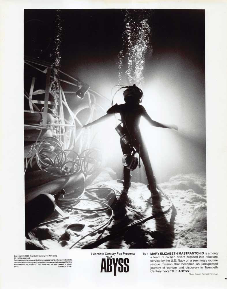 James Cameron's THE ABYSS Ed Harris original 8x10 press photo 1989