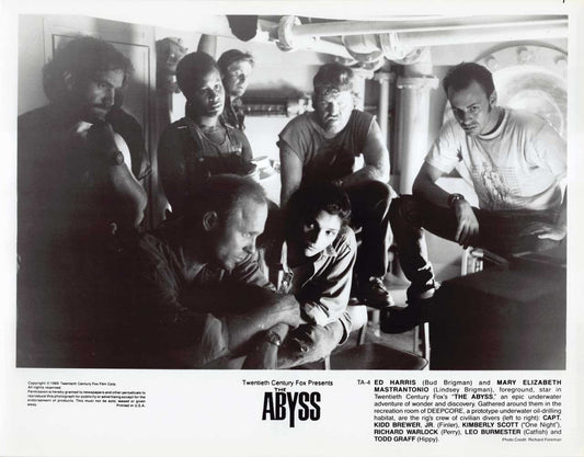 Mary Elizabeth Mastrantonio THE ABYSS cast original 8x10 press photo 1989