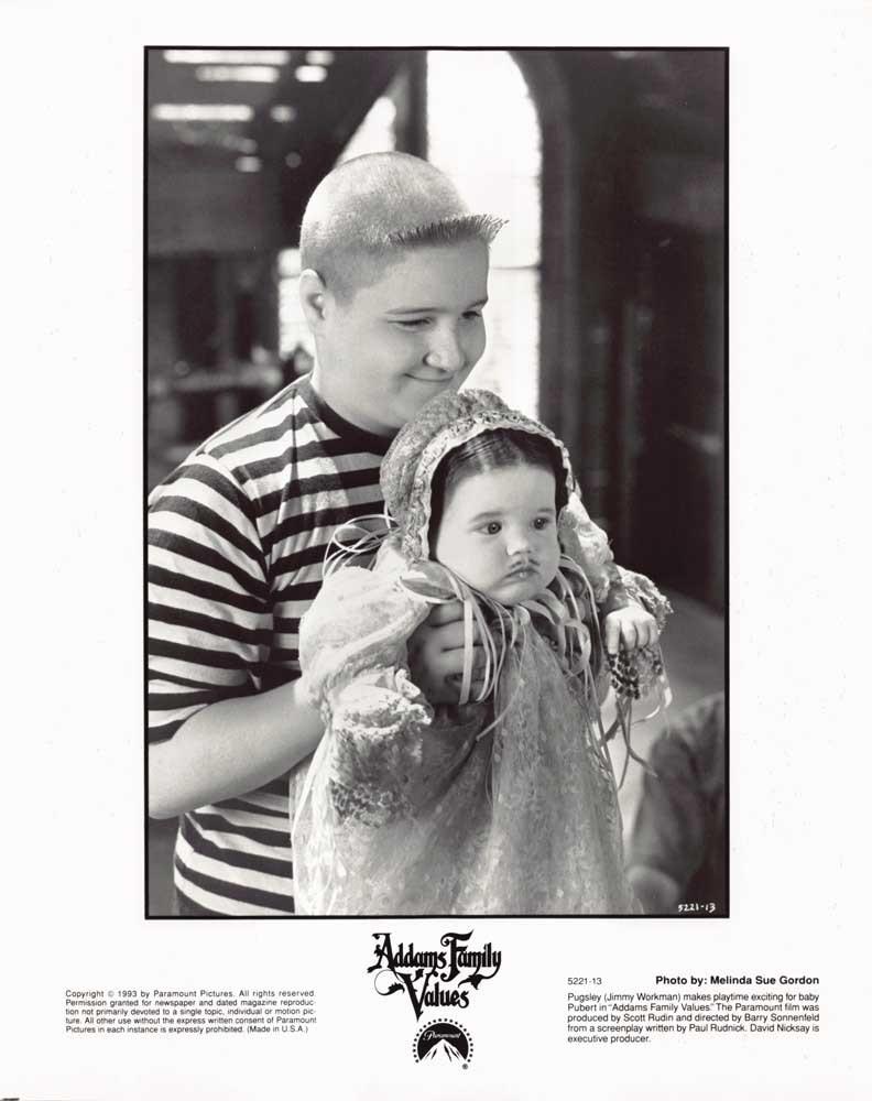 Jimmy Workman ADDAMS FAMILY VALUES 'Pubert' original 8x10 photo 1993