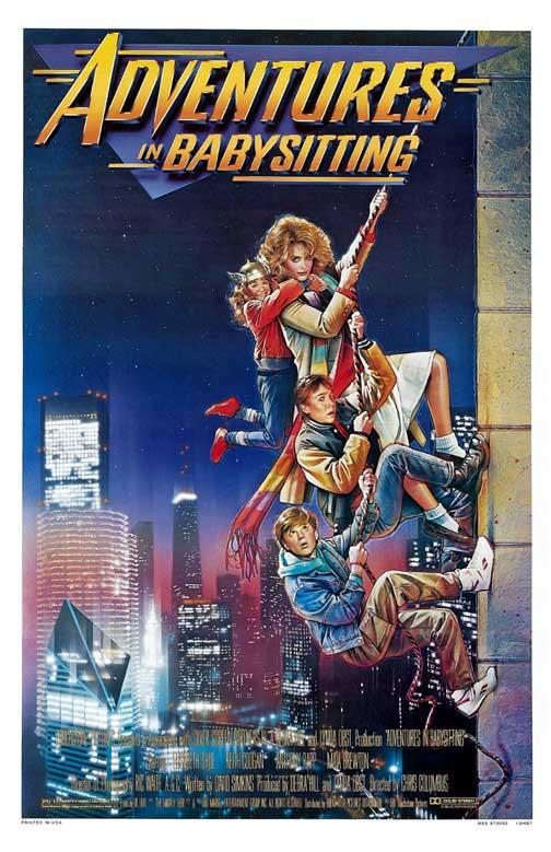 Elizabeth Shue ADVENTURES IN BABYSITTING movie poster 11x17
