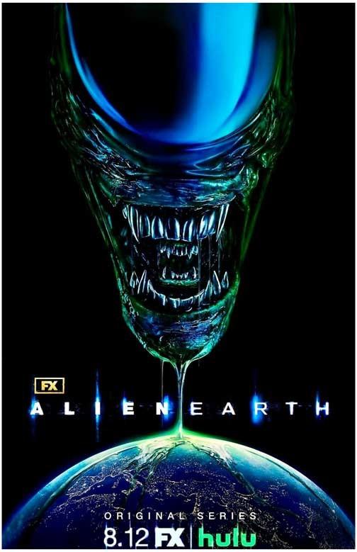 Sydney Chandler ALIEN EARTH Timothy Olyphant advance movie poster 11x17