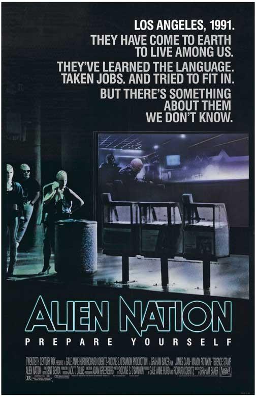 James Caan ALIEN NATION Mandy Patinkin movie poster 11x17