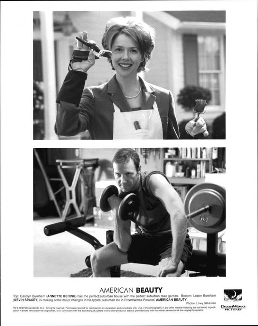 Kevin Spacey Annette Bening AMERICAN BEAUTY original 8x10 press photo 1999