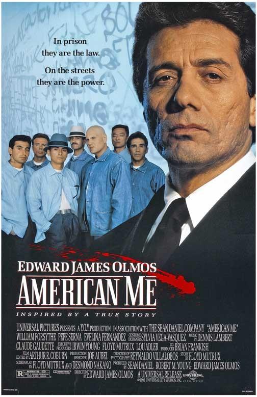 Edward James Olmos AMERICAN ME movie poster 11x17