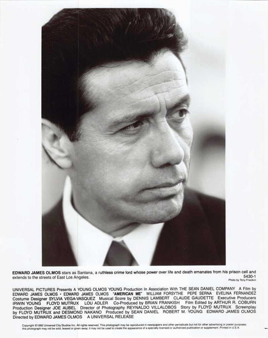 Edward James Olmos AMERICAN ME original 8x10 press photo 1992