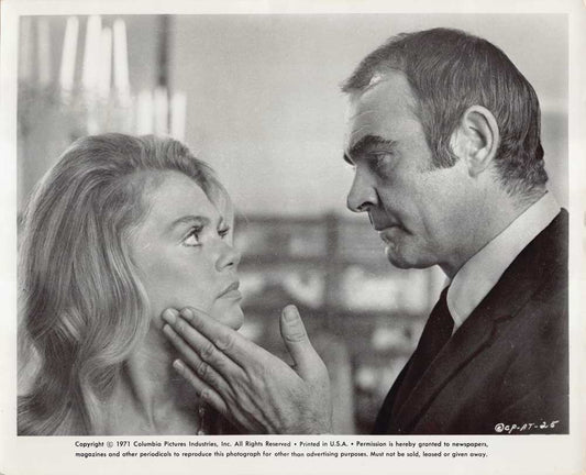 Sean Connery THE ANDERSON TAPES Dyan Cannon 10x8 press photo 1971