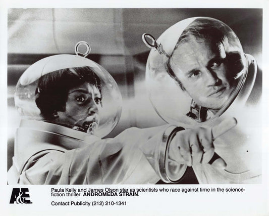 Paula Kelly ANDROMEDA STRAIN James Olson 8x10 press photo A&E