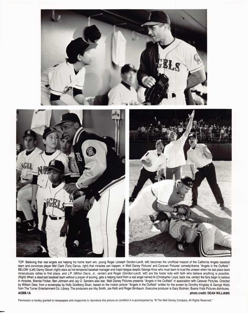 Tony Danza ANGELS IN THE OUTFIELD Danny Glover original 8x10 press photo 1994