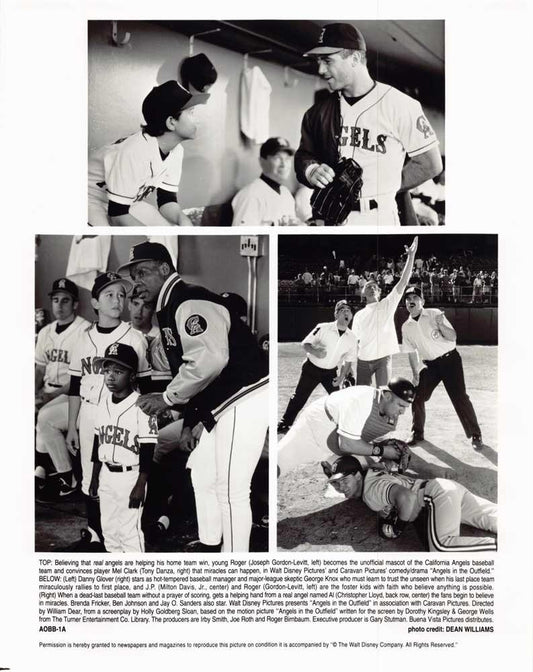 Tony Danza ANGELS IN THE OUTFIELD Danny Glover original 8x10 press photo 1994