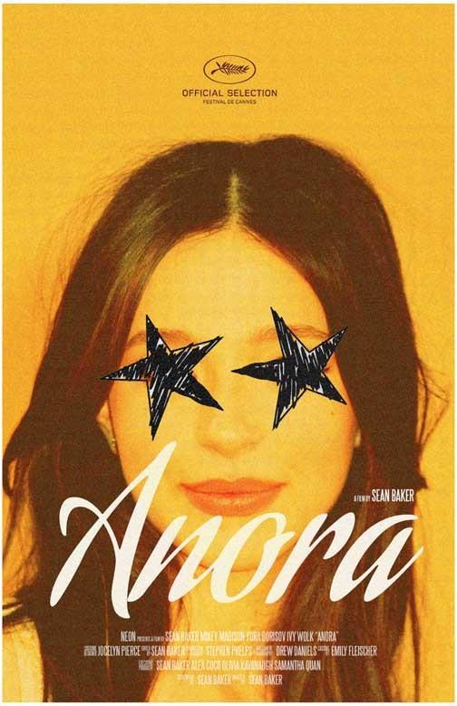 Mickey Madison ANORA advance movie poster 11x17