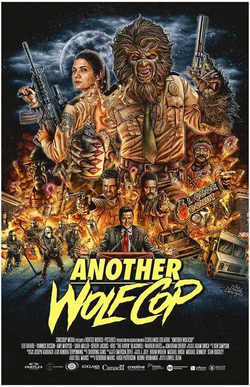 Leo Fafard ANOTHER WOLFCOP Yannick Bisson Amy Matysio movie poster 11x17