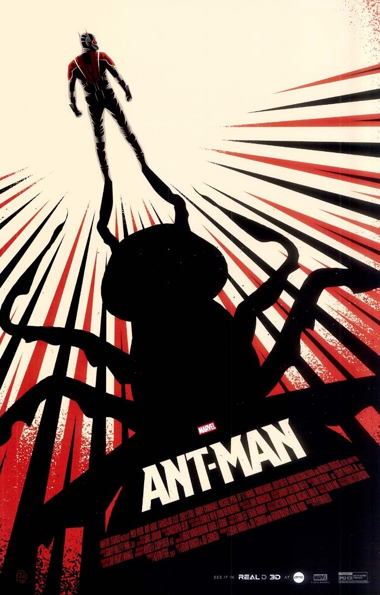 Paul Rudd ANT-MAN original AMC studio movie poster 11x17