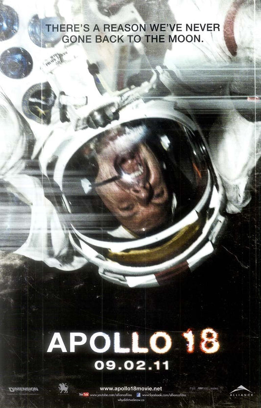 Warren Christie APOLLO 18 original studio movie poster 11x17