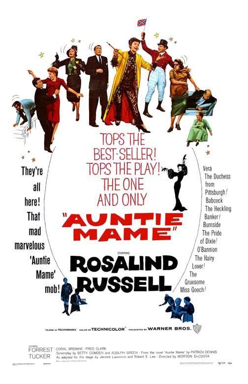Rosalind Russell AUNTIE MAME movie poster 11x17