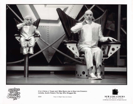 Mike Myers Verne J. Troyer AUSTIN POWERS THE SPY WHO SHAGGED ME 10x8 press photo